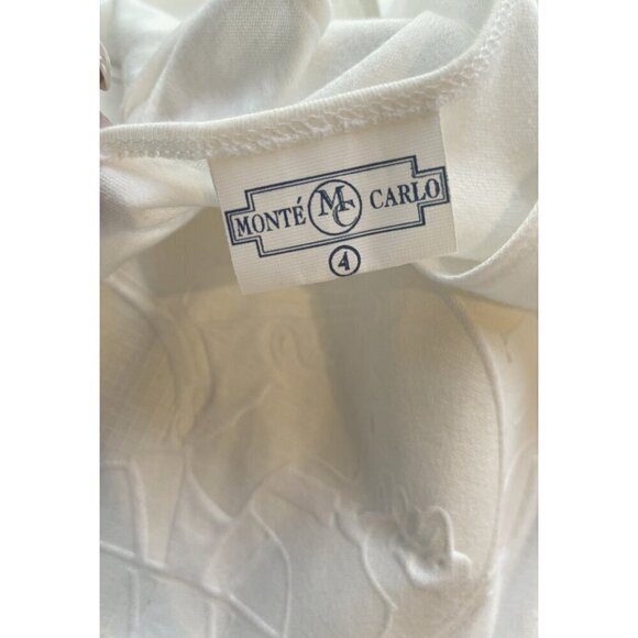 Monte Carlo women’s Tennis Dress New size 4 white 38 ch 44 Hip - Picture 7 of 8